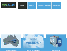 Tablet Screenshot of ecoblue.com